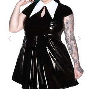 Killstar-Generation Hex Gloss Skater Dress NWT 🕸